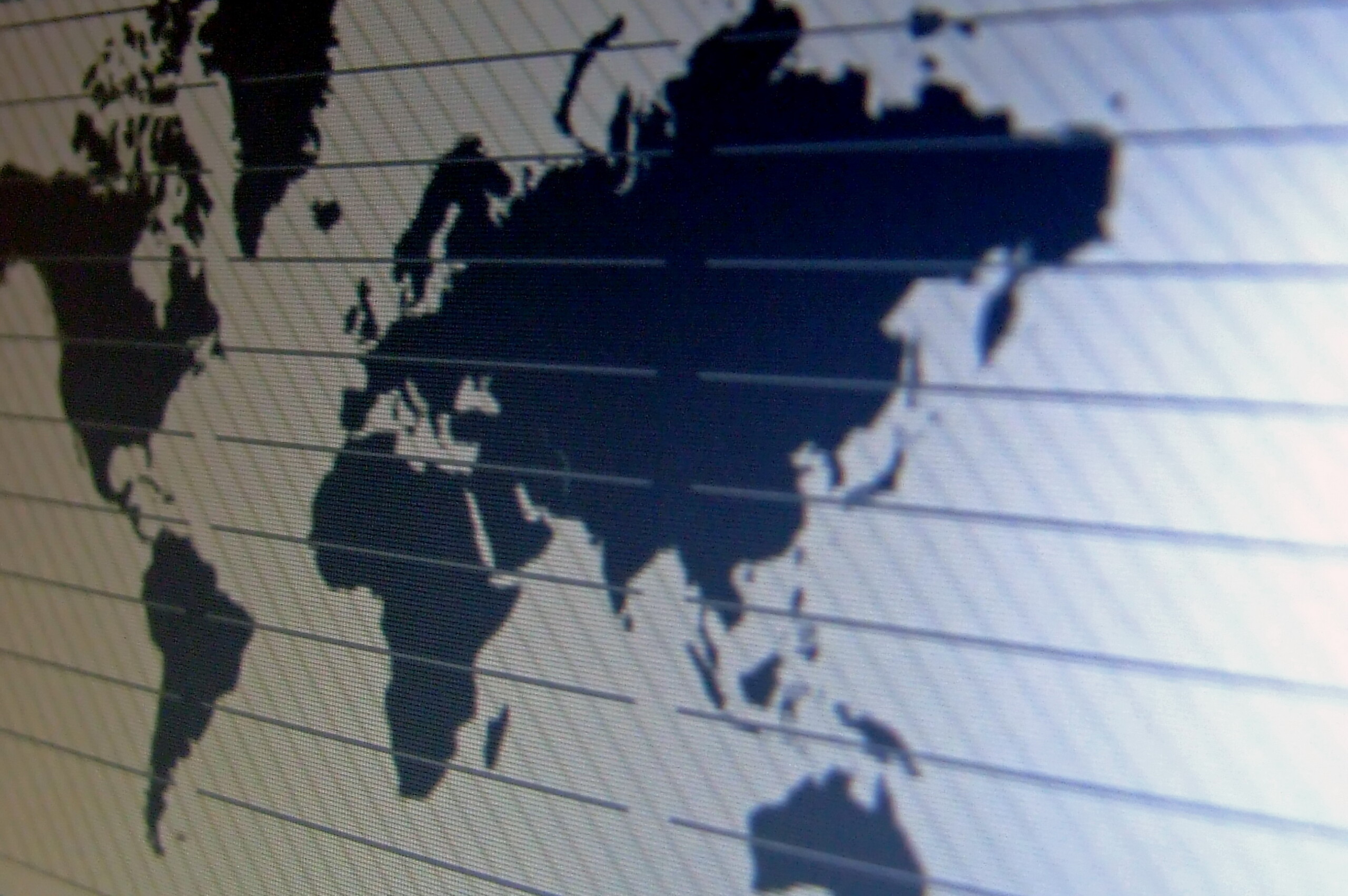 world map macro on tft screen